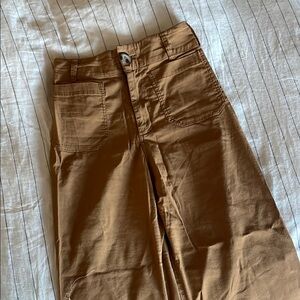 Anthropologie Women's Tan Cropped Pants